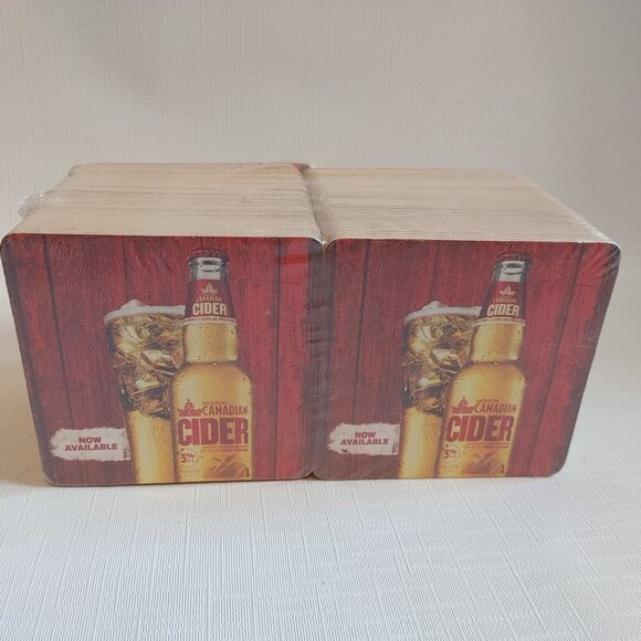 MOLSON Canadian Cider Double Coaster Package Lot of 100 - Picture 1 of 3